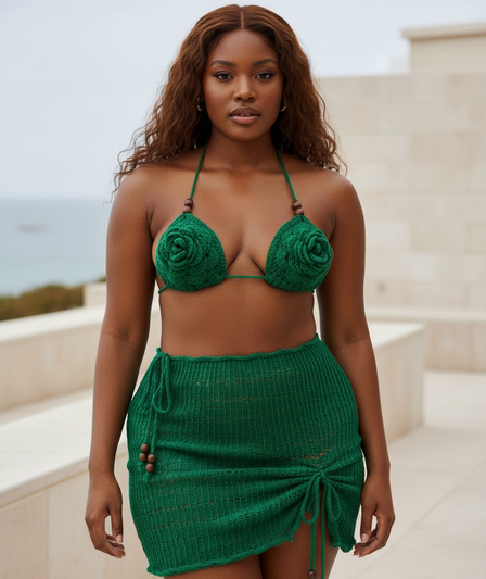 The Flower Skirt Set